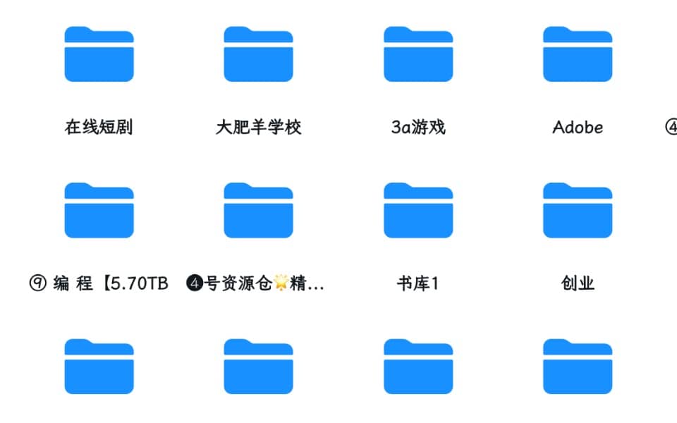 「apachecn」组织化云盘资源合集，影视、书籍、软件、游戏全都有