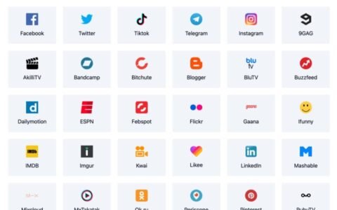 「TiQu.cc」从所有网络下载视频/提取图像，目前支持 100 多个平台视频分辨率
