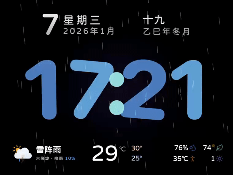 「Clock Dashboard」让闲置 iPad 变身极简天气时钟与智能家居中控