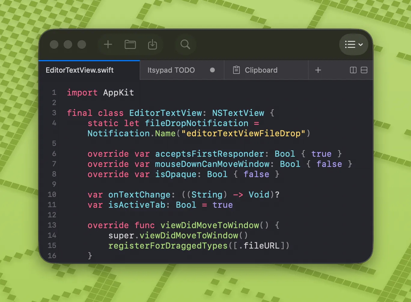 「Itsypad」：极速轻量的 Mac 剪贴板管理与代码暂存神器