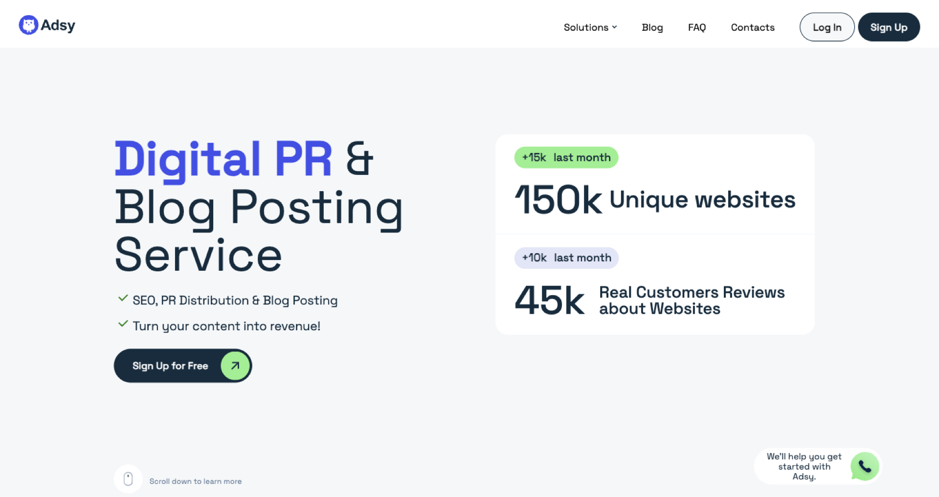 Adsy guest posting service