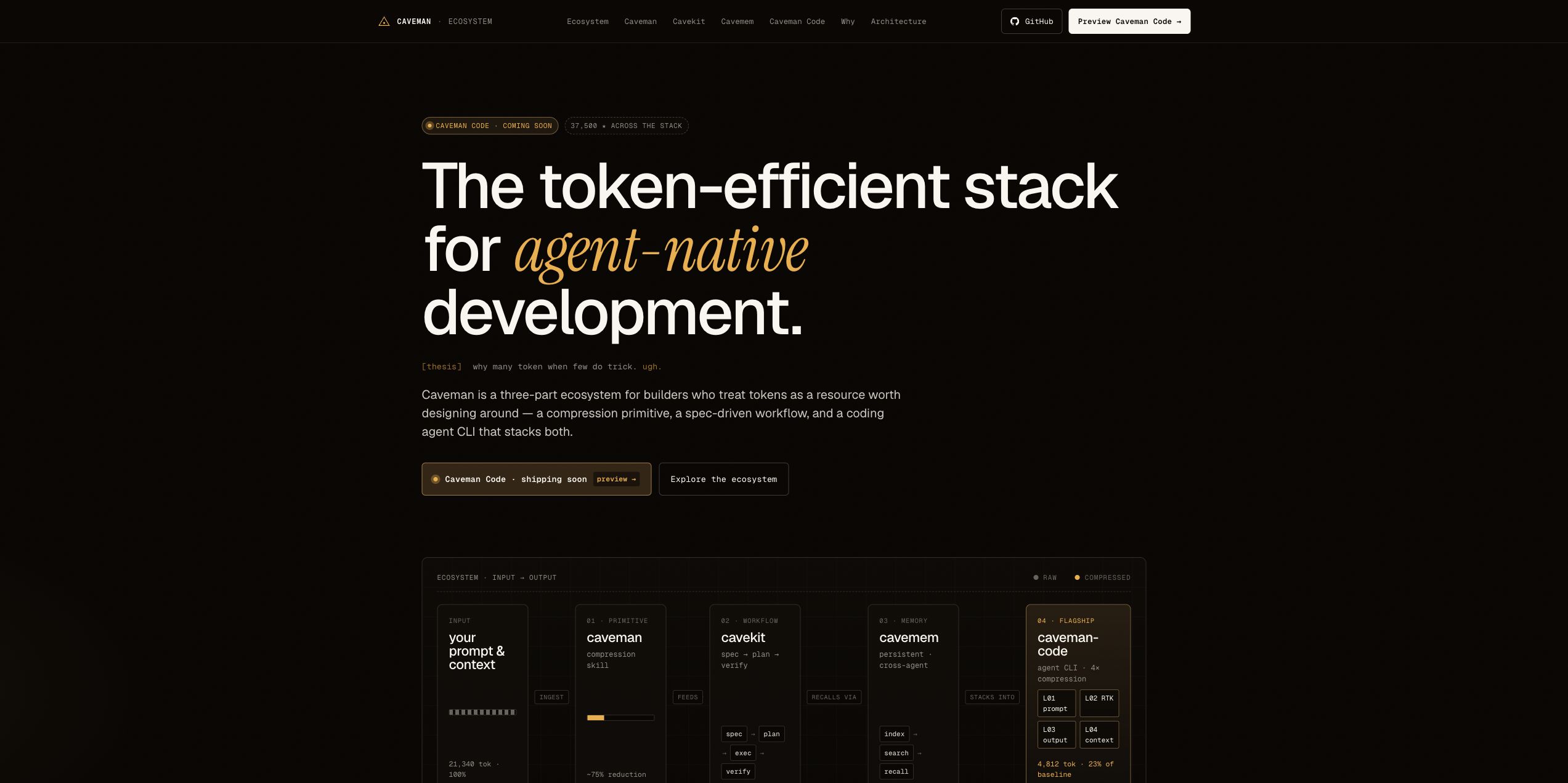 cavemem:给 Claude Code、Codex 这些 coding agent 加一层本地长期记忆