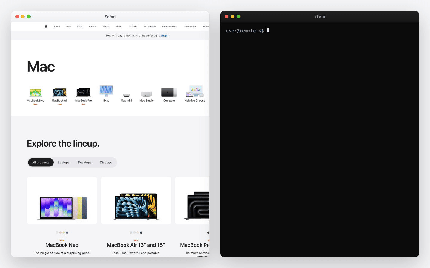 clipport 在 iTerm 远端会话中粘贴本地剪贴板内容的演示