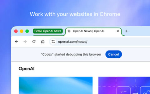 「Codex」官方 Chrome 插件：让 Codex 接管已登录网页里的多步骤任务