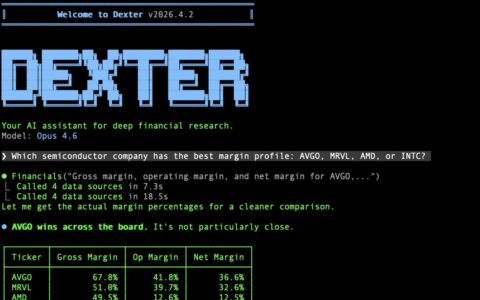 「Dexter」开源金融研究 Agent：会规划任务、查实时数据，还能接 WhatsApp