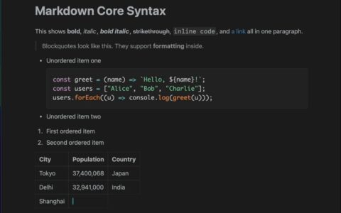 「DOMD」Markdown-native 所见即所得编辑器：20KB 内核、本地优先、支持 macOS 和 Web