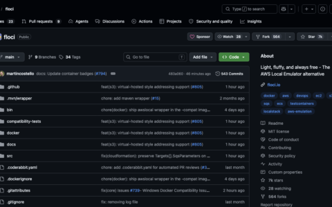 「Floci」免费开源本地 AWS 模拟器：LocalStack Community 替代方案，docker compose up 即可