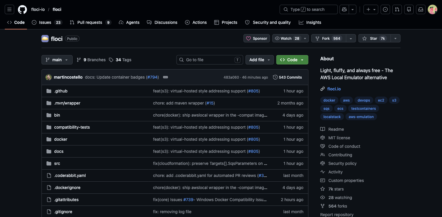 Floci GitHub 仓库