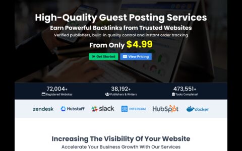 「iCopify」Guest Posting 外链市场：从 $4.99 起连接发布者和广告主