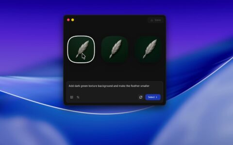 「MoBrowser App Icon Maker」AI 生成 macOS 图标：三版候选、反复 refine、一键导出 icns