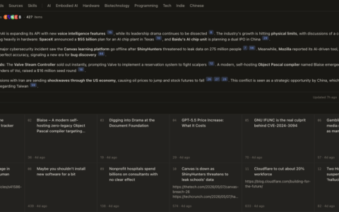 「OpenTrends」聚合全球信息源，自带翻译和趋势摘要的开源趋势雷达