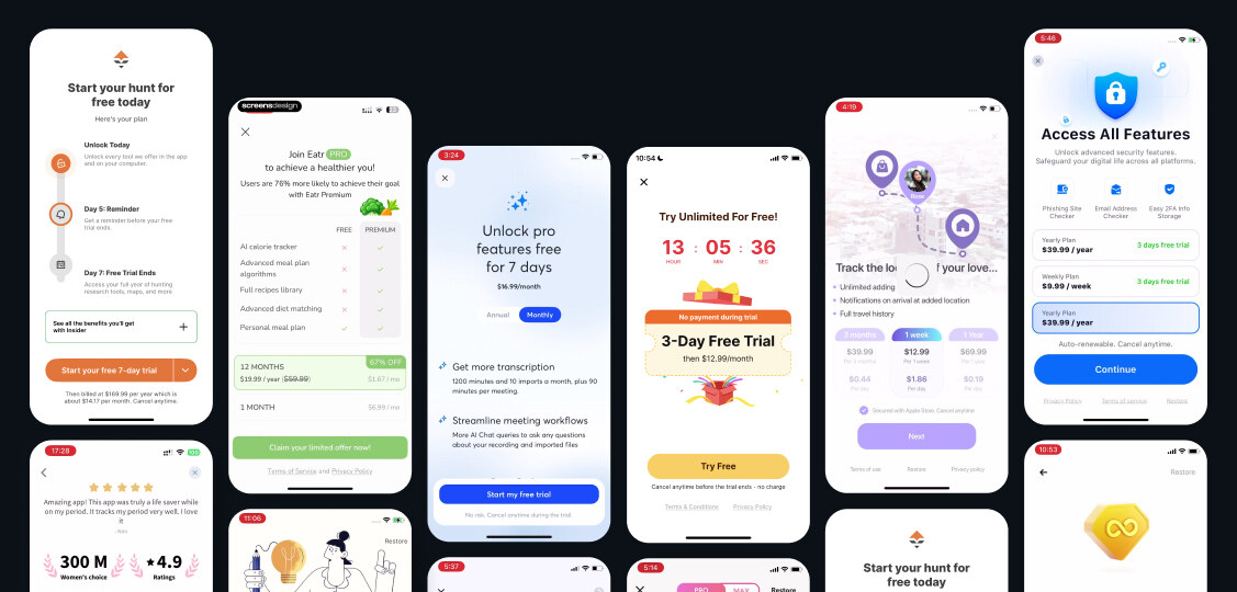 Open Paywall Gallery iOS 付费墙截图拼贴