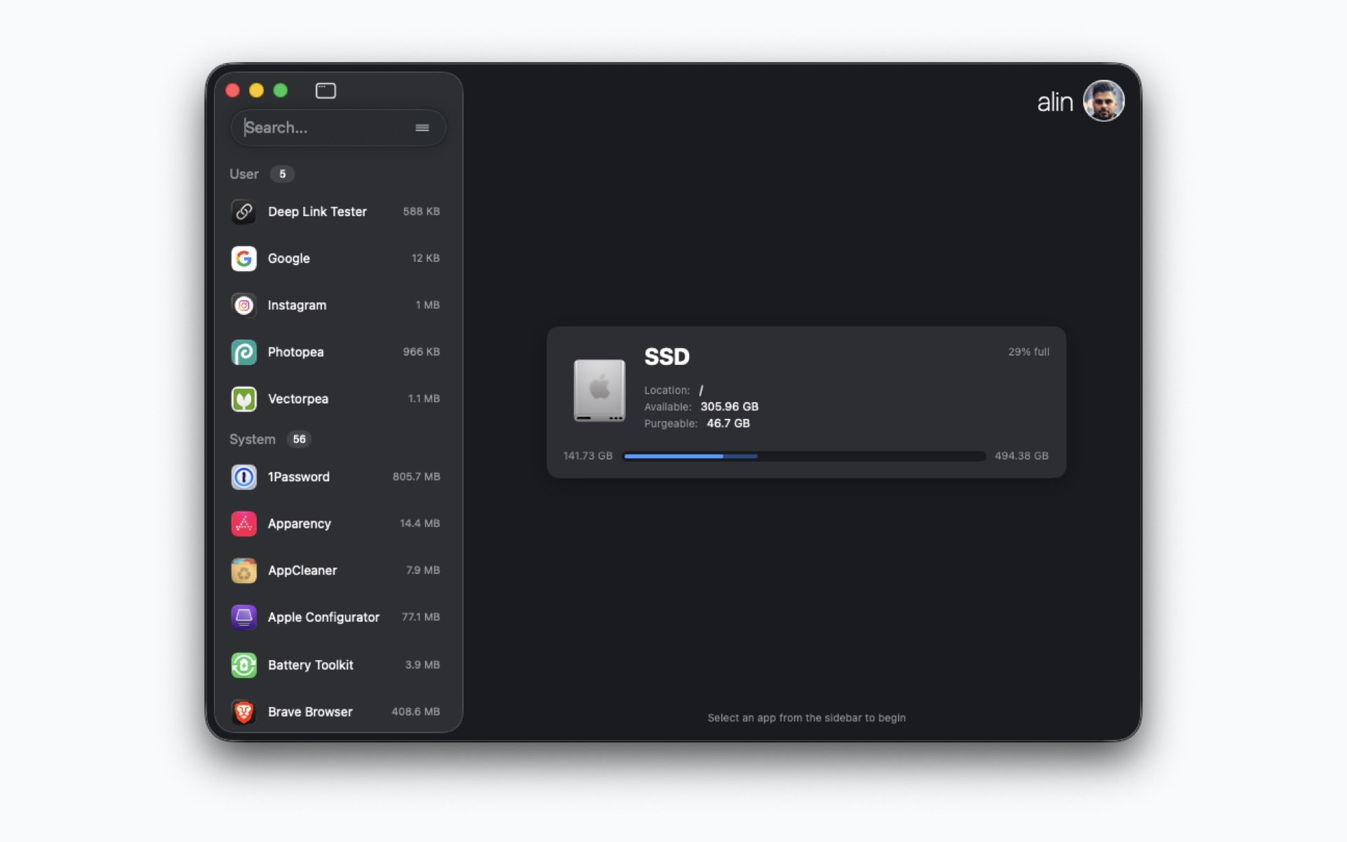 「Pearcleaner」Mac 免费应用清理器：卸载 App、查找残留文件、管理 Homebrew 和插件