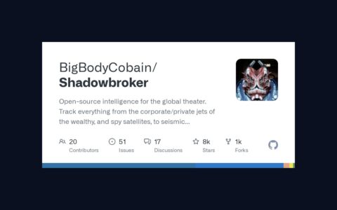 「Shadowbroker」把公开 OSINT 信号聚合到一张实时地图