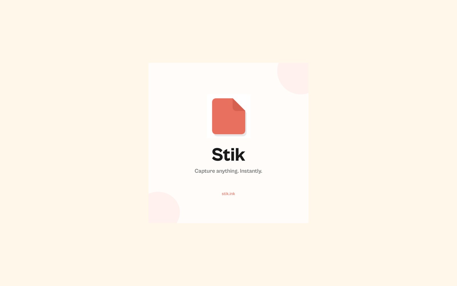 「Stik」macOS 上 3 秒捕捉想法的本地优先便签应用