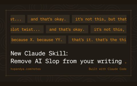 「Stop Slop」去掉 AI 文案味的开源 Claude Skill：把套路句式和空泛语气逐条剪掉