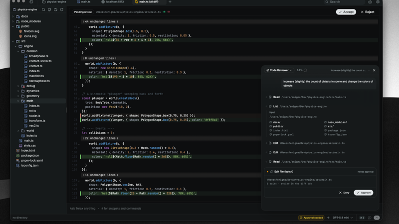 Terax AI workflow
