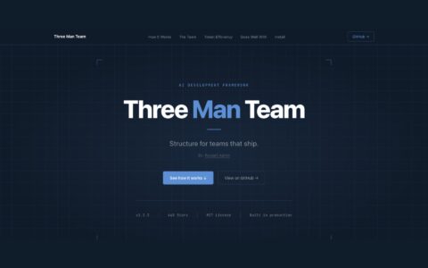 「Three Man Team」把 AI Coding 拆成架构师、构建者、审查者三人小队
