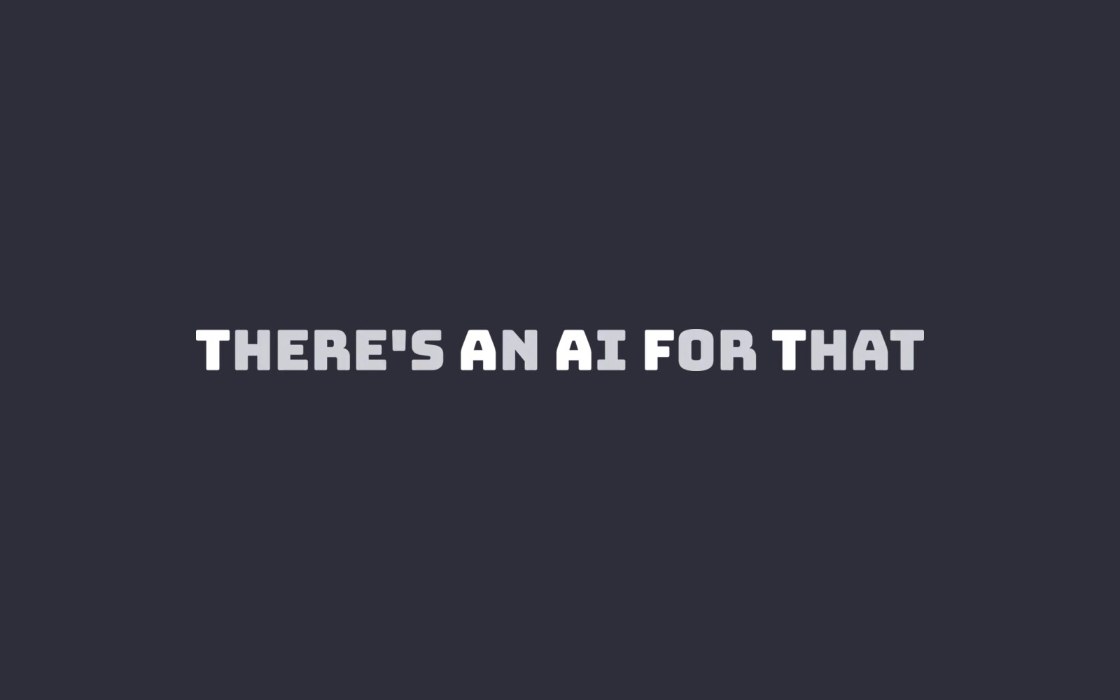 「There’s An AI For That」按任务找 AI 工具的超大目录