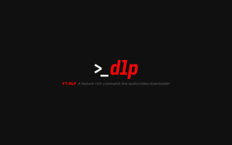 「yt-dlp」支持上千站点的命令行音视频下载器，活跃维护、可跨平台使用