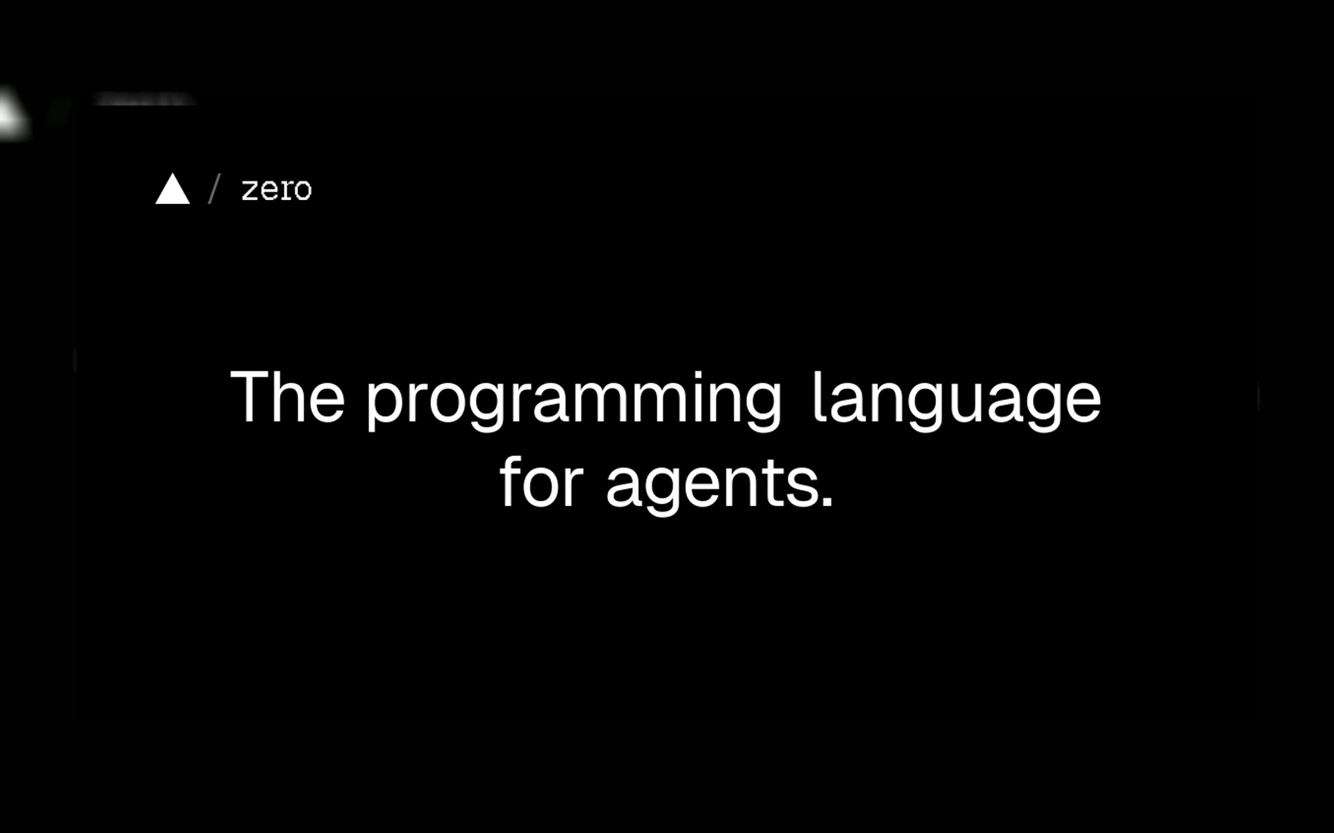 「Zero」Vercel Labs 开源的 Agent-Native 编程语言：把编译器输出做成 AI 可读接口