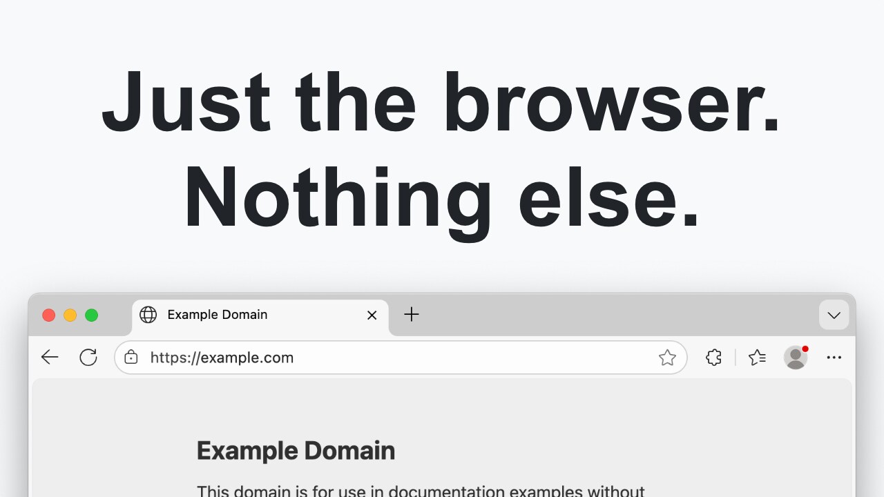 Just the Browser 官网预览图