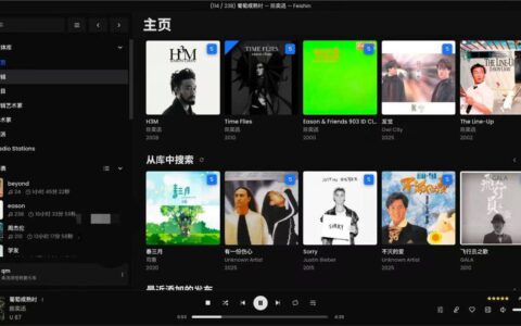 「QM-Music」开源私有云音乐服务：轻量 Subsonic 服务器，Docker 一键部署个人曲库